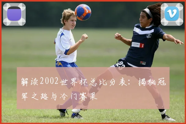 解读2002世界杯总比分表：揭秘冠军之路与冷门赛果